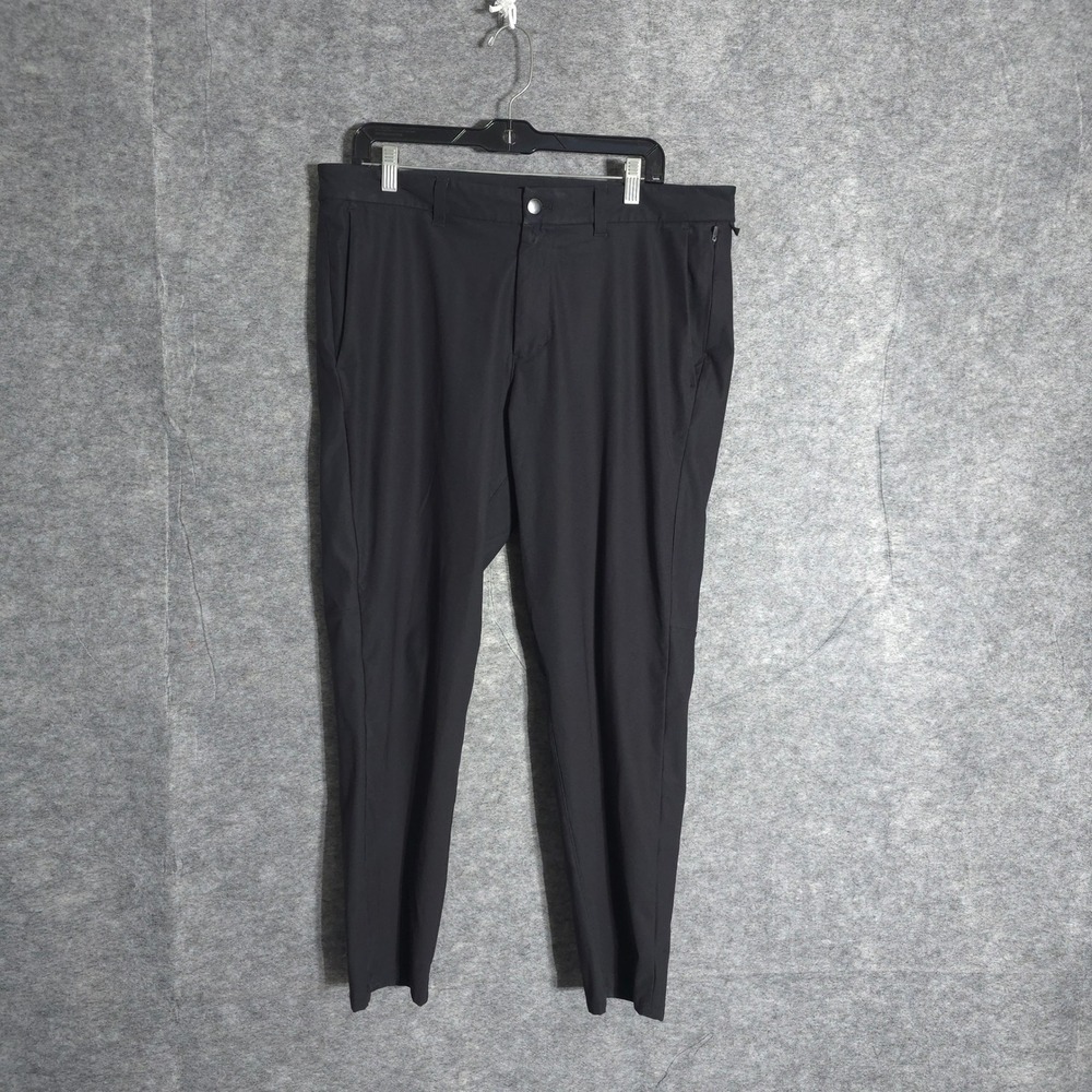 Lululemon Commission Pant Classic Mens 36 Black Warpstreme ABC Trousers LM5AF2S